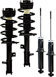 Front and Rear, Driver and Passenger Side Shock and Fully Loaded Strut