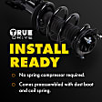 Front and Rear, Driver and Passenger Side Shock and Fully Loaded Strut