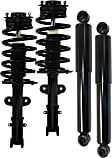 Front and Rear, Driver and Passenger Side Shock and Fully Loaded Strut