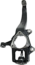 Front, Driver and Passenger Side Steering Knuckle, Without Backing Plate, Without Bearing