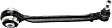 2018 Chrysler 300 - Front, Driver and Passenger Side, Lower, Frontward Control Arm, RWD, Tension Strut, For Models Without High Performance Suspension