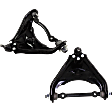 Front, Driver and Passenger Side, Upper Control Arms, with Ball Joints and Bushings, RWD
