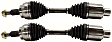 2010 Dodge Ram 1500 - Front, Driver and Passenger Side Axle Assembly,  Supplied with Standard Neoprene Outboard Boot, New, 4WD, 3.7L 6Cyl