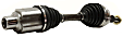 2010 Dodge Ram 1500 - Front, Driver and Passenger Side Axle Assembly,  Supplied with Standard Neoprene Outboard Boot, New, 4WD, 3.7L 6Cyl