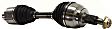2010 Dodge Ram 1500 - Front, Driver and Passenger Side Axle Assembly,  Supplied with Standard Neoprene Outboard Boot, New, 4WD, 3.7L 6Cyl