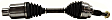 2010 Dodge Ram 1500 - Front, Driver and Passenger Side Axle Assembly,  Supplied with Standard Neoprene Outboard Boot, New, 4WD, 3.7L 6Cyl