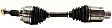 2010 Dodge Ram 1500 - Front, Driver and Passenger Side Axle Assembly,  Supplied with Standard Neoprene Outboard Boot, New, 4WD, 3.7L 6Cyl