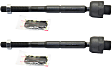 Front, Driver and Passenger Side, Inner Tie Rod Ends