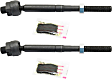 Front, Driver and Passenger Side, Inner Tie Rod Ends, AWD