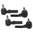 Front, Driver and Passenger Side, Inner and Outer Tie Rod Ends