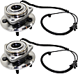 2007-2011 Dodge Nitro - Front, Driver and Passenger Side Wheel Hub, 5 Lugs, With Bearing, With Sensor
