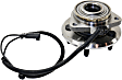2007-2011 Dodge Nitro - Front, Driver and Passenger Side Wheel Hub, 5 Lugs, With Bearing, With Sensor