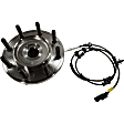 2014-2018 Ram 2500 - Front, Driver and Passenger Side Wheel Hub, 8 Lugs, With Bearing, With Sensor