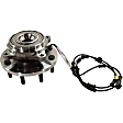 2014-2018 Ram 2500 - Front, Driver and Passenger Side Wheel Hub, 8 Lugs, With Bearing, With Sensor