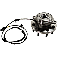2014-2018 Ram 2500 - Front, Driver and Passenger Side Wheel Hub, 8 Lugs, With Bearing, With Sensor