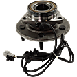 2-Wheel Set Front, Driver and Passenger Side Wheel Hubs, With Bearing, With Sensor, 4WD, 4-Wheel ABS