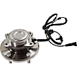 Rear, Driver and Passenger Side Wheel Hub, 5 Lugs, With Bearing, With Sensor, FWD, 3.6L, 6Cyl