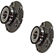 Rear, Driver and Passenger Side Wheel Hub, 5 Lugs, With Bearing