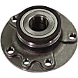 Rear, Driver and Passenger Side Wheel Hub, 5 Lugs, With Bearing