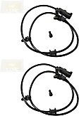 Front, Driver and Passenger Side ABS Speed Sensor Set of 2
