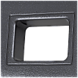 Non-wrap, Driver and Passenger Side Bed Rail Caps, Black, Plastic, 6 Ft. Bed