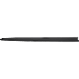 Non-wrap, Driver and Passenger Side Bed Rail Caps, Black, Plastic, 6 Ft. Bed