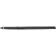 Non-wrap, Driver and Passenger Side Bed Rail Caps, Black, Plastic, 6 Ft. Bed