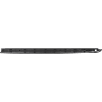Non-wrap, Driver and Passenger Side Bed Rail Caps, Black, Plastic, 6 Ft. Bed