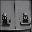 Non-wrap, Driver and Passenger Side Bed Rail Caps, Black, Plastic, 6 Ft. Bed