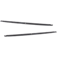 Non-wrap Bed Rail Cap, Textured Black, Plastic