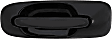 2006 Dodge Caravan - Front, Driver and Passenger Side Smooth Black Exterior Door Handle, Without Key Hole
