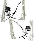 2013 Chrysler 200 - Front, Driver and Passenger Side Power Window Regulator, With Motor