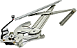 Rear, Driver and Passenger Side Power Window Regulator, With Motor