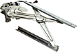 Rear, Driver and Passenger Side Power Window Regulator, With Motor