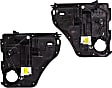 Rear, Driver and Passenger Side Power Window Regulator, With Motor