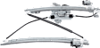 Front and Rear, Driver and Passenger Side Power Window Regulator, With Motor