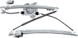 Front and Rear, Driver and Passenger Side Power Window Regulator, With Motor