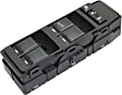 2009 Chrysler 300 - Front, Driver and Passenger Side Window Switch, Without Automatic Down, Black
