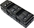2009 Chrysler 300 - Front, Driver and Passenger Side Window Switch, Without Automatic Down, Black
