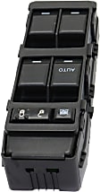 2009 Chrysler 300 - Front, Driver and Passenger Side Window Switch, Without Automatic Down, Black