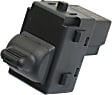 Rear, Driver and Passenger Side Window Switch Black 1 Button