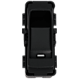 Rear, Driver and Passenger Side/Driver and Passenger Side Window Switches, Black