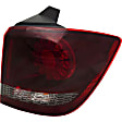 Passenger Side, Inner and Outer Tail Lights, with Bulbs, Halogen/LED Combo, Mounts On Liftgate