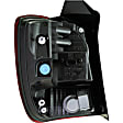 Passenger Side, Inner and Outer Tail Lights, with Bulbs, Halogen/LED Combo, Mounts On Liftgate