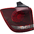 Driver Side, Inner And Outer Halogen/LED Combo Tail Light, With bulb(s), OE Replacement
