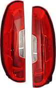 Driver and Passenger Side Halogen Tail Light, With bulb(s), OE Replacement