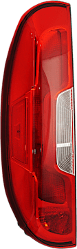 Driver and Passenger Side Halogen Tail Light, With bulb(s), OE Replacement