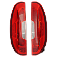 Driver and Passenger Side Halogen Tail Light, With bulb(s), OE Replacement, CAPA Certified