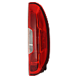 Driver and Passenger Side Halogen Tail Light, With bulb(s), OE Replacement, CAPA Certified