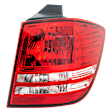 Driver and Passenger Side, Outer Halogen Tail Light, With bulb(s), OE Replacement
